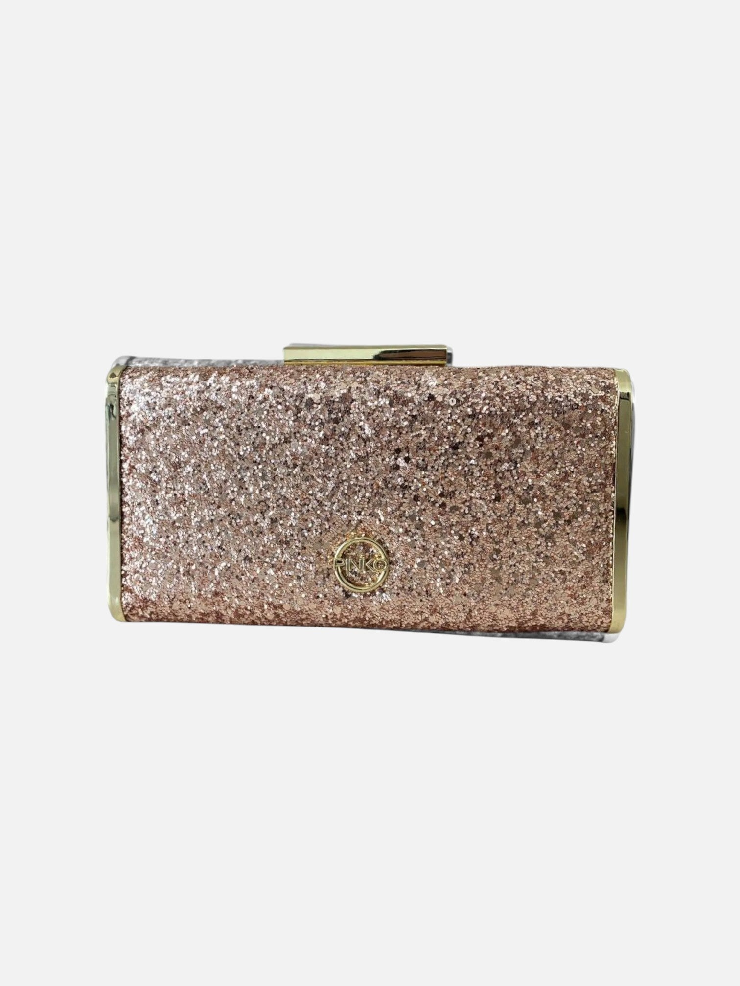 rhinestone-embellished box clutch bag