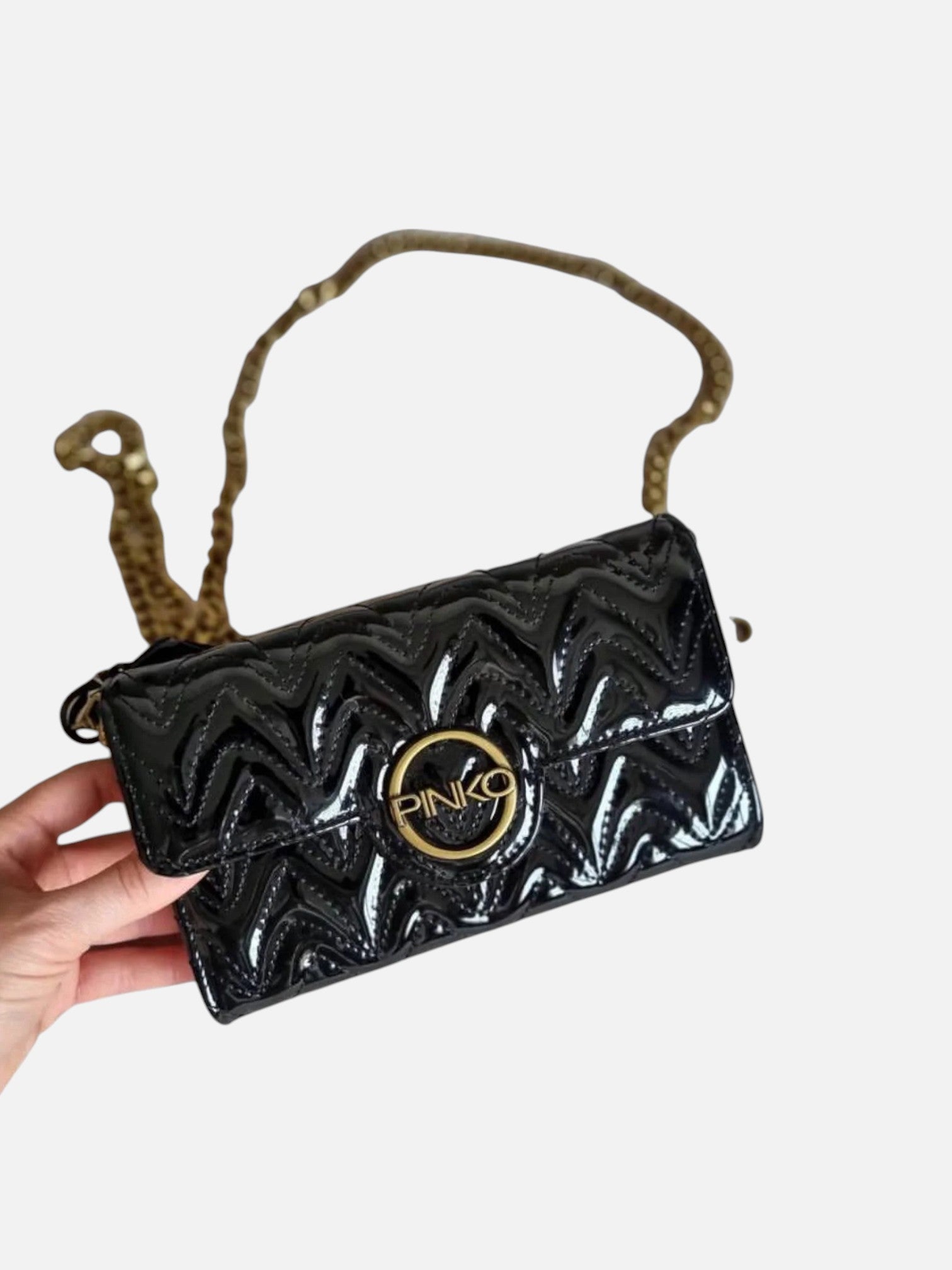Leather Clutch Pinko Bag