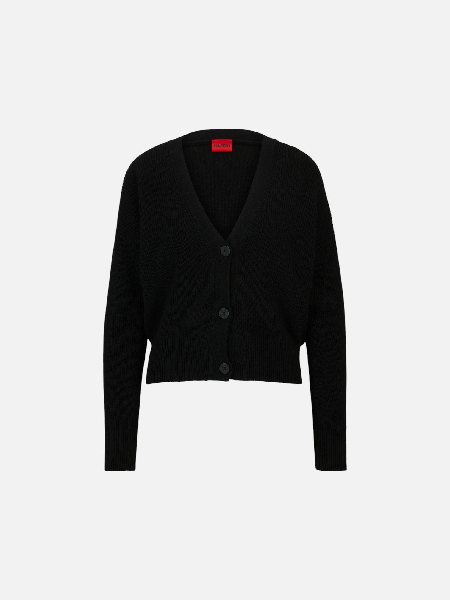 V-NECK CARDIGAN WITH WOOL AND CASHMERE