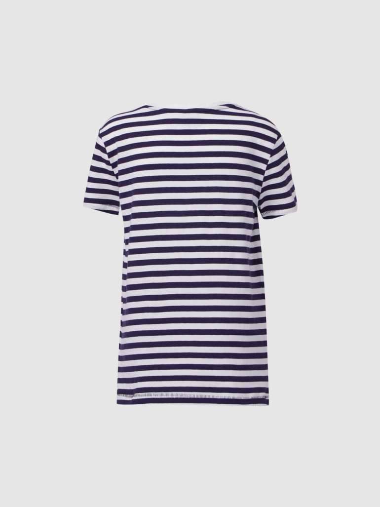 Striped Cotton Blend T Shirt-KidsOnly-HandPicked-Lebanon-Outlet