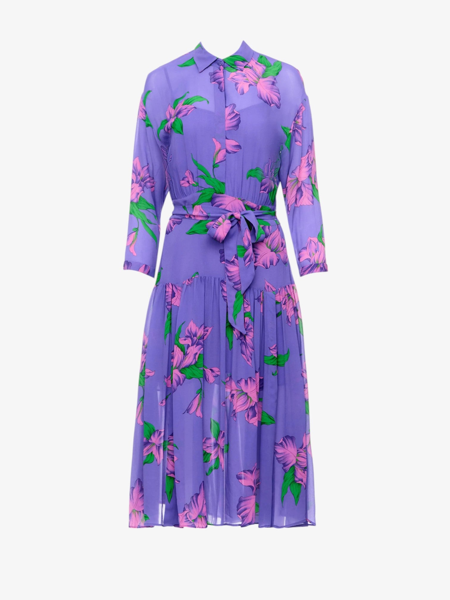 Floral Shirt Dress