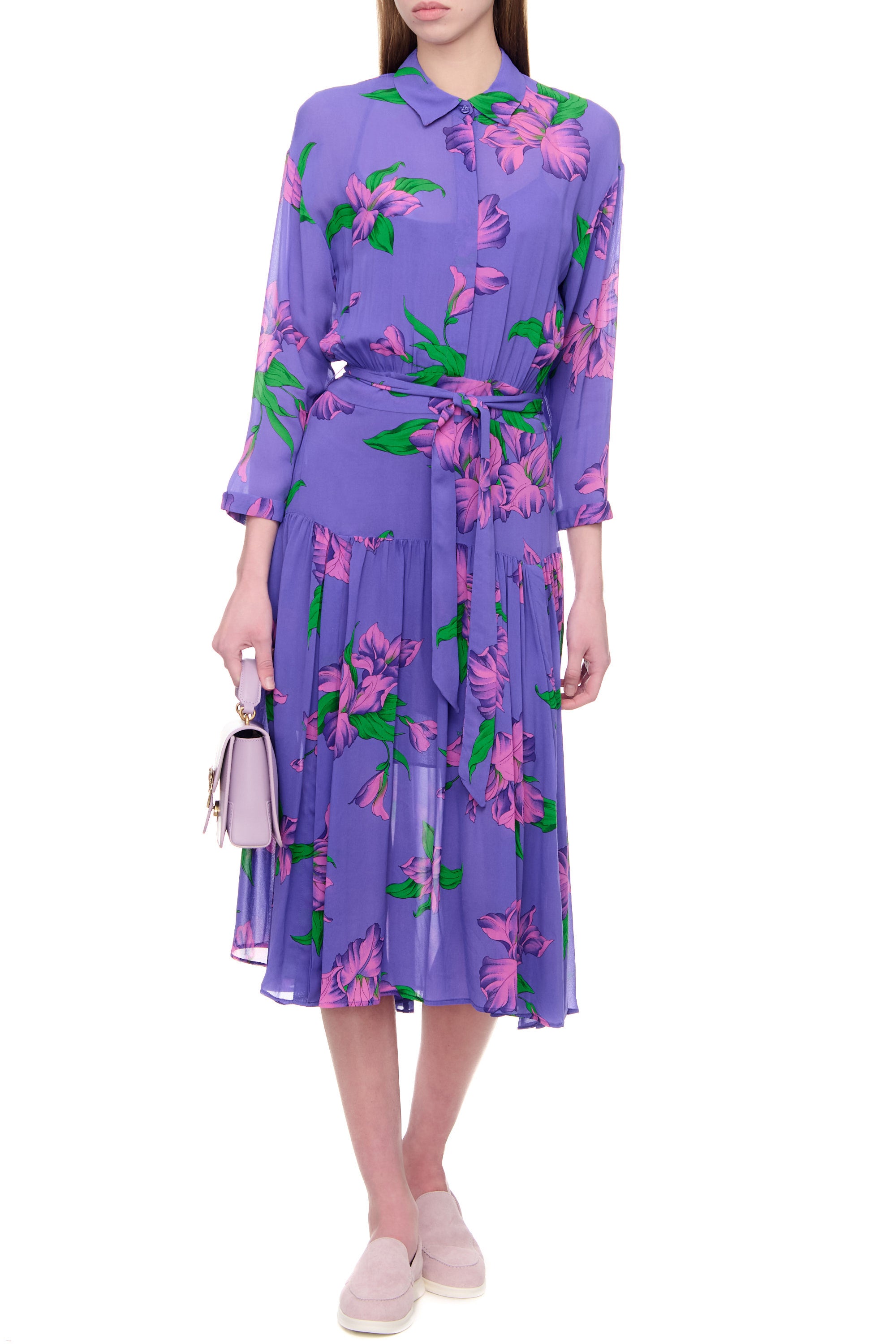 Floral Shirt Dress