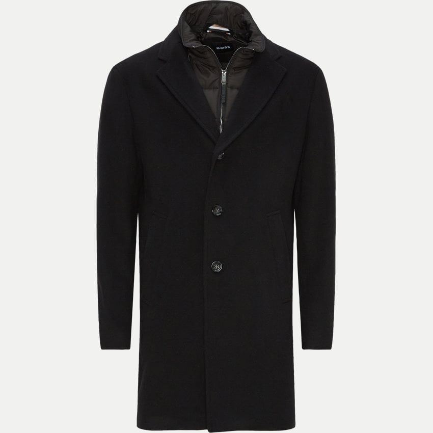 WOOL-BLEND COAT WITH ZIP-UP INNER