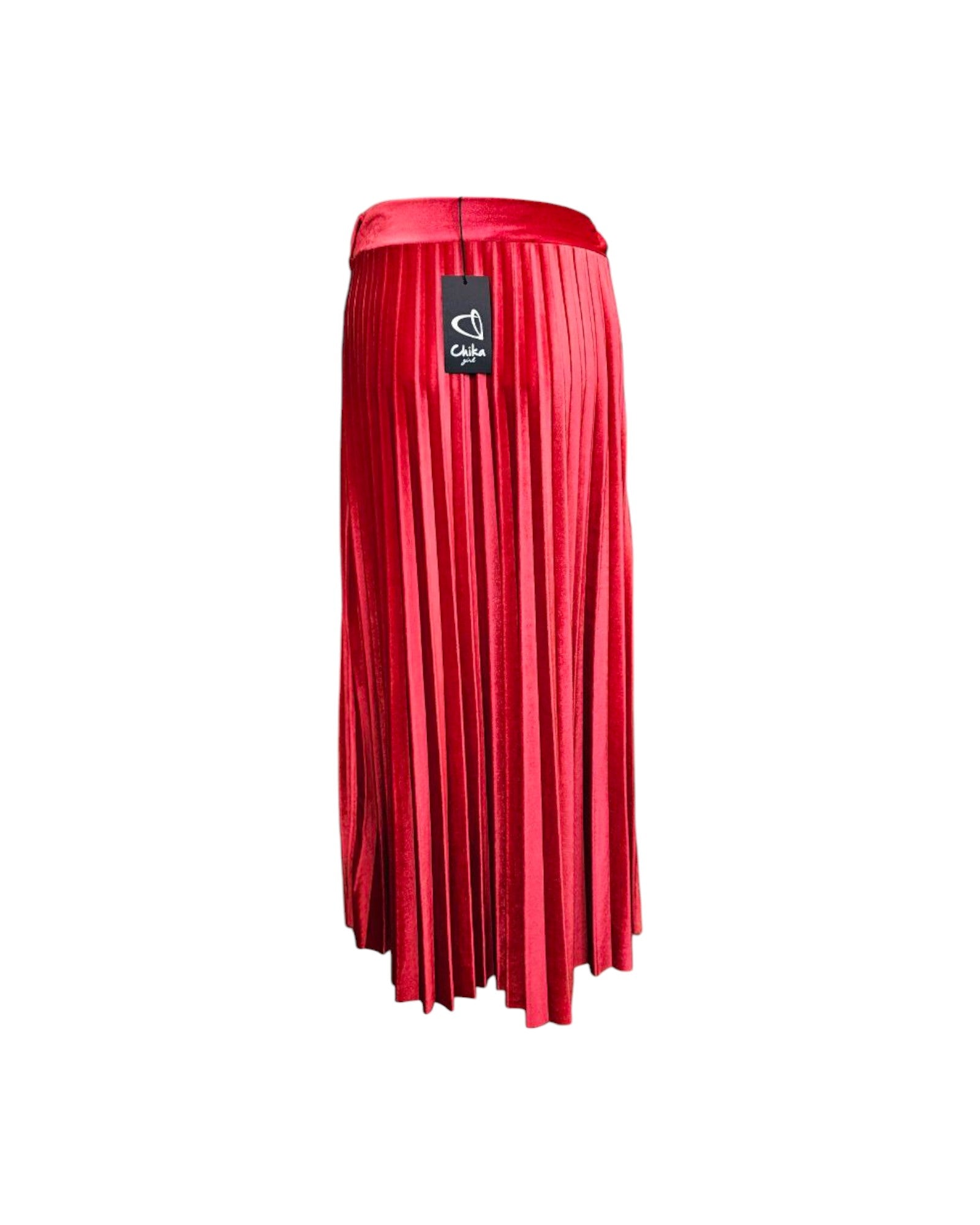 Midi Casual Elasticated Waist Skirt-HandPicked-Lebanon
