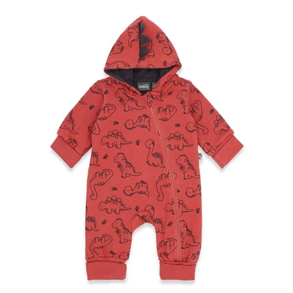 Handpicked - Blue Seven Hooded Romper - Lebanon