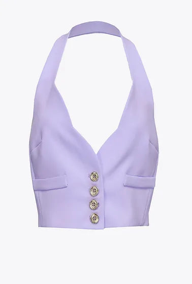 PINKO HALTER NECK VEST "GIOVIALE" - handpicked - Lebanon